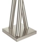 Lampe de table contemporaine LumiSource Icicle, nickel brossé | LumiSourcenull