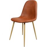 39F Charlton Vintage Dining Chair, Light Brown | Wildlife Research Centernull