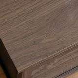 Bahut/meuble pour téléviseur/table console à tablette ouverte avec rangement cubique Sauder Adept, fini chêne fossile | Saudernull