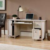 Sauder Edge Water Home Office Computer, Sauder Edge Water Computer Desk With Hutch Auburn Cherry