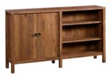 Sauder New Grange 2-Door TV Stand & Media Storage Console Cabinet, Vintage Oak Finish | Saudernull