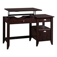 For Living Milled Cherry Camarin Computer Desk Canadian Tire