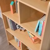 Sauder Pinwheel Kids Dollhouse Bookshelf/Bookcase For Bedroom/Playroom, Urban Ash Finish | Saudernull