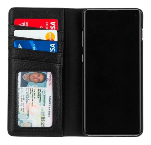 Étui portefeuille Case-Mate Folio pour Samsung Galaxy S10, noir Image de l’article