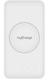 Chargeur sans fil myCharge de 5 W doté de la technologie Qi, blanc