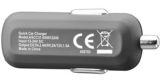Chargeur pour l'auto Ventev Qualcomm 3.0 avec câble USB-C, noir