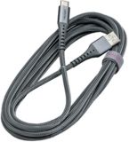 Câble USB-C en alliage Ventev Chargesync, gris, 10 pi