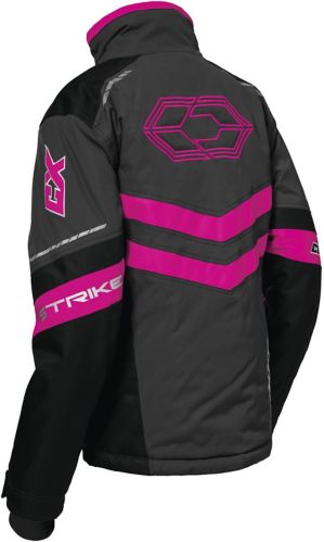 Manteau de motoneige Castle X Strike G2, dames, anthracite/noir/rose, grandes tailles Image de l’article