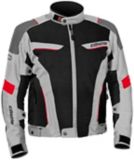 Manteau de motocyclette Castle X Max Air, gris et rouge | Castle Xnull