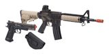 Crossman Game Face Warrior Protection Airsoft Rifle & Pistol Kit | Crosmannull