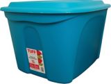 Boîte de rangement empilable, bleu sarcelle, 72 L | Tuff Storenull