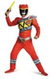 Costume d'Halloween Power Ranger rouge pour enfants
