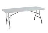 Table pliante, 6 pi, gris | Likewisenull