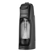 Machine à eau pétillante SodaStream Jet, cylindre de CO2 de 60 L, bouteille réutilisable, sans BPA, noir métallique