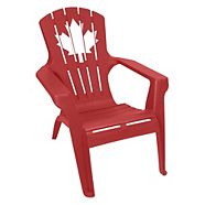Gracious Living King Sized Resin Adirondack Patio Chair Canadian