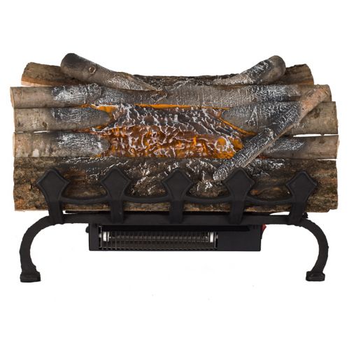 Pleasant Hearth Electric Fireplace Log with Grate & Heater, 20-in Product image