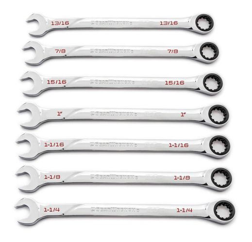 GearWrench 120XP™ Universal Spline XL Ratcheting Combination Wrench Set, SAE, 7-pc Product image