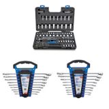 Mastercraft Socket Set and 18Pc Combination Wrenches, 95pc Canadian