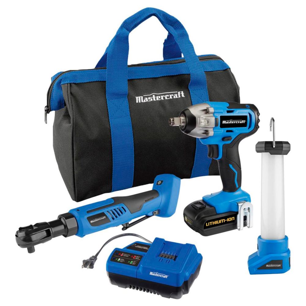 20V Max Li-Ion Cordless Combo Kit, 3-pc Mastercraft