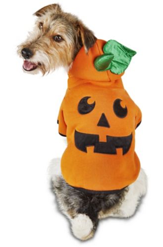 Petco Halloween Pumpkin Dog/Pet Costume Hoodie, Assorted Sizes, Orange Product image