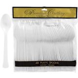 Premium Plastic Spoons, 48-pk | Amscannull