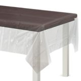 Plastic Table Cover, 54-in x 108-in