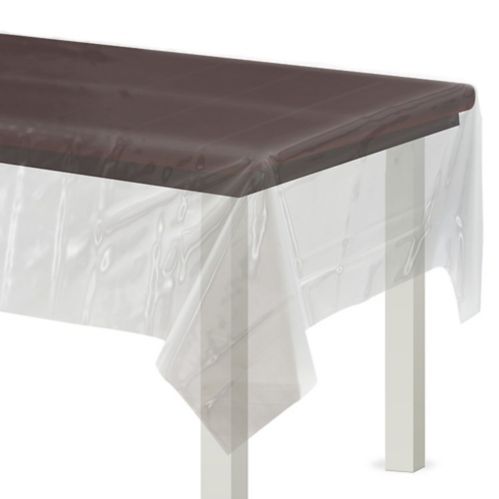 Reusable Plastic Table Cover, Birthday, Party, Anniversary, Assorted Colours, 54 x 108-in Product image