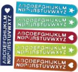 Alphabet Rulers, 12-pk | Amscannull