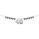 Mini Create Your Own Gold & Silver Polka Dots Pennant Banner | Amscannull