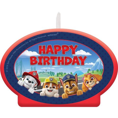 PAW Patrol Adventures Happy Birthday Candle Product image