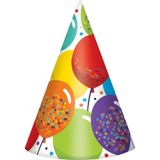 Balloon Birthday Celebration Party Hats, 24-pk | Amscannull