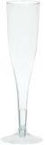 Big Party Plastic Champagne Flute Cups, Birthdays, Showers, More, Clear,  5.5-oz, 20-pk | Amscannull