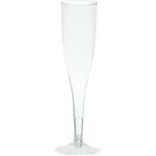 Big Party Pack CLEAR Plastic Champagne Flutes, 20-pk Party City