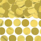 Glitter Circle Confetti for Birthday/Wedding/Bridal Shower, Gold | Amscannull