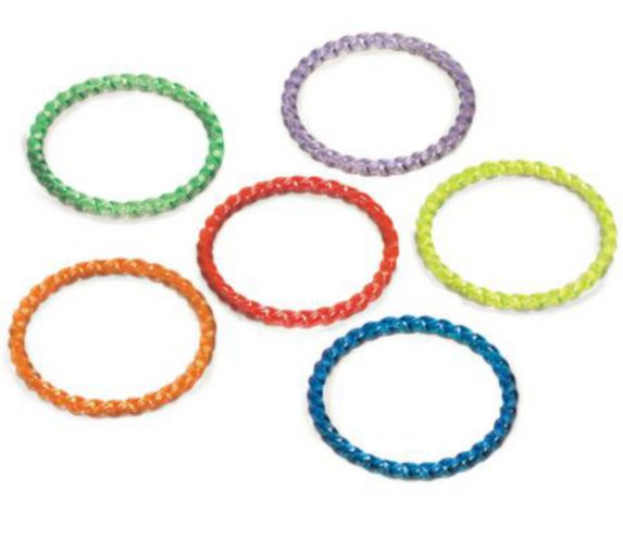 Neon Twist Bangle Bracelets, 18-pk Product image
