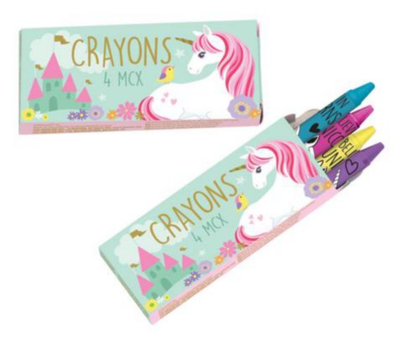 Crayons de couleur licorne magique – cadeaux-surprises parfaits pour anniversaire, paq./12 Image de l’article