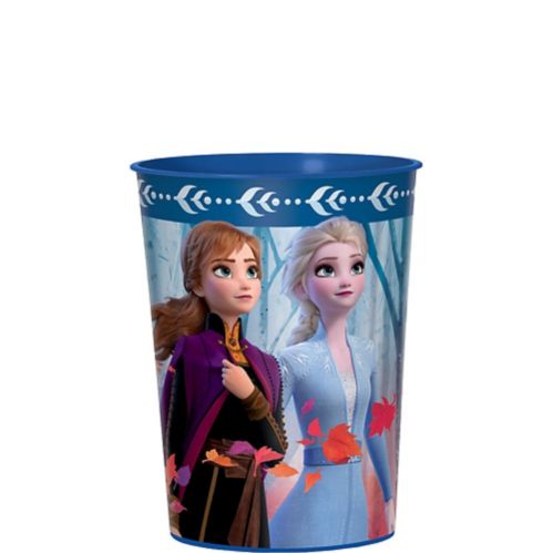 Gobelet à surprises en plastique Disney La Reine des neiges 2 avec Anna et Elsa, 16 oz Image de l’article