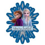 Invitations pour fête d'anniversaire Disney La Reine des neiges 2, paq. 8 | Disneynull