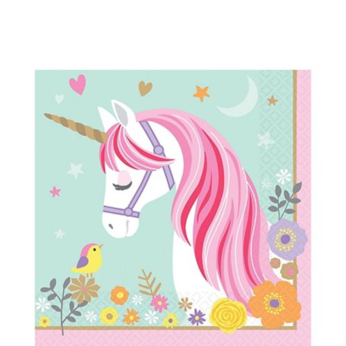 Magical Unicorn Birthday Party Lunch Napkins, 16-pk Product image