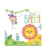 Fisher-Price Hello Baby Lunch Napkins, 16-pk | Amscannull
