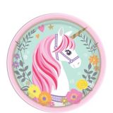 Magical Unicorn Dessert Paper Plates, 8-pk | Amscannull