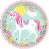 Magical Unicorn Lunch Paper Plates, 8-pk | Amscannull