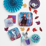 Disney Frozen 2 Square Paper Plates feature Anna and Elsa, 8-pk | Disneynull