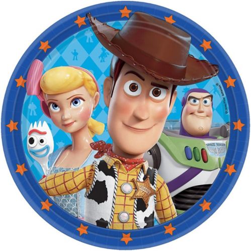 Disney Toy Story 4 Round Lunch Paper Plates, 9-in, 8-pk Product image