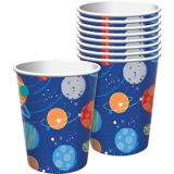 Blast Off Outer Space Birthday Party Disposable Cups, 9-oz, 8-pk | Amscannull