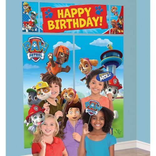 PAW Patrol Scene Setter with Photo Booth Props Birthday Decoration Product image