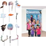 Décor mural La Reine des neiges 2 de Disney avec accessoires de cabine photo pour fête d'anniversaire, paq. 17 | Frozennull