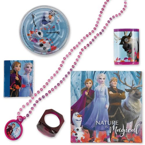 Paquet de cadeaux-surprises La Reine des neiges 2 de Disney comprenant des jouets, des bagues et des casse-têtes, paq. 48 Image de l’article