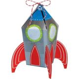 Blast Off Rocket-Shaped Birthday Party Favour Boxes, 8-pk | Amscannull
