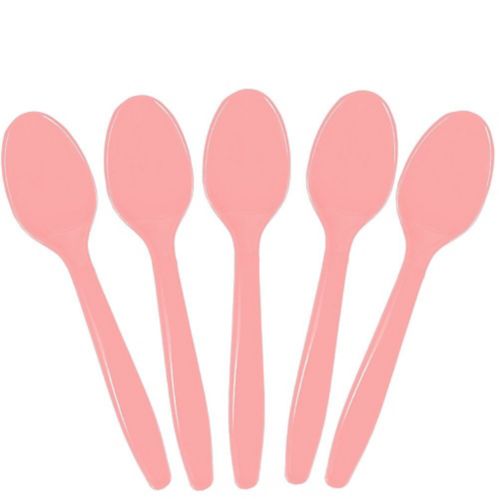 Plastic Spoons, Birthdays, Showers, More, 20-pk, Assorted Colours Product image